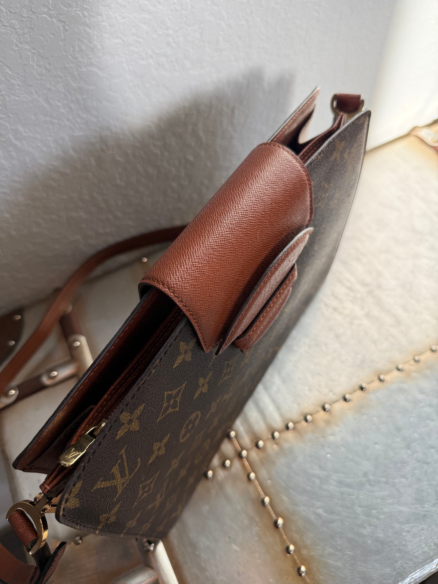Pre-owned Authentic Louis Vuitton Courcelles Monogram Shoulder Bag