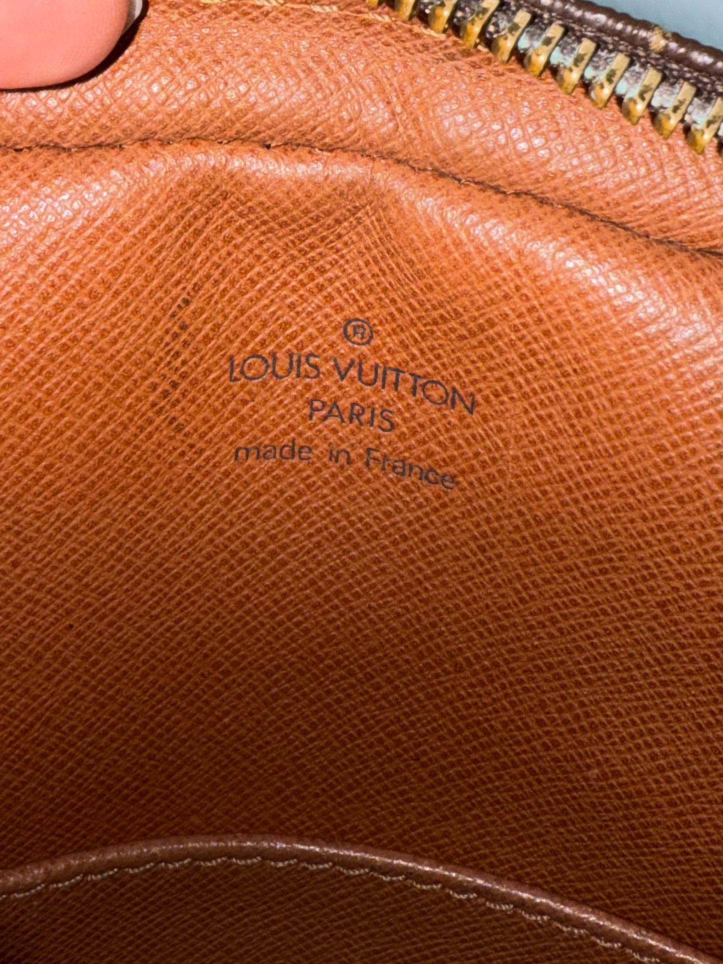 Pre-owned Authentic Louis Vuitton Danube Monogram Crossbody Bag