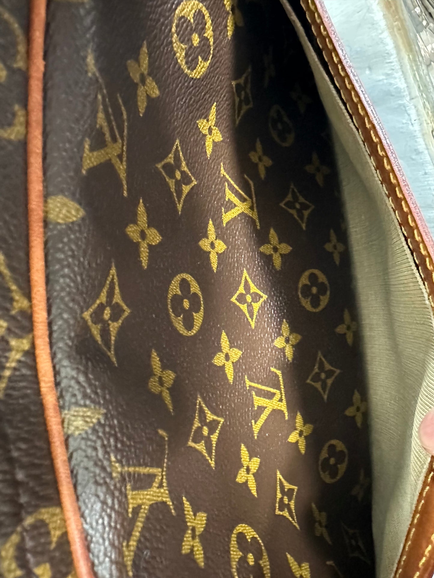 Pre-owned Authentic Louis Vuitton Reporter PM Monogram Shoulder / Crossbody Bag
