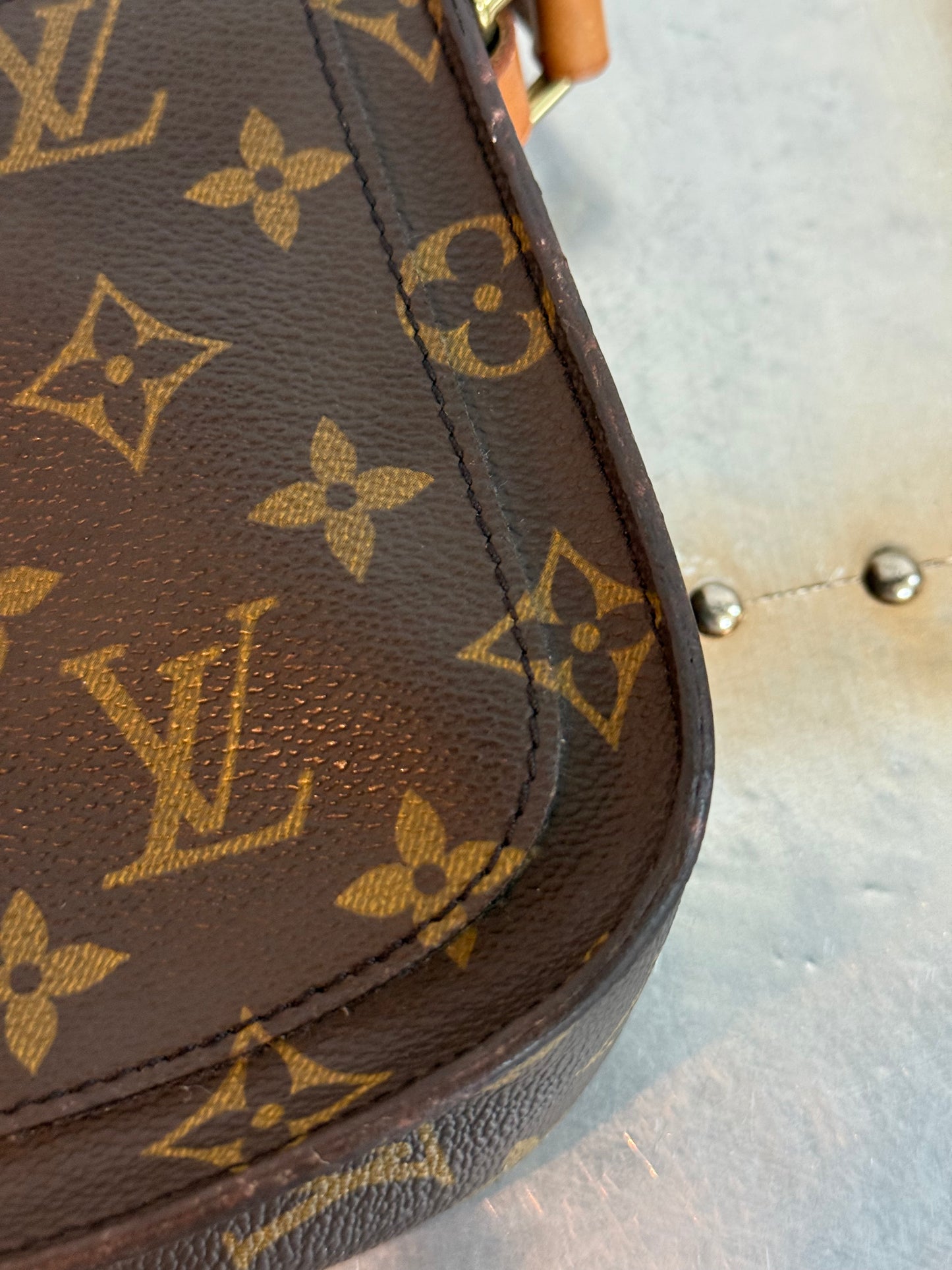 Pre-owned Authentic Louis Vuitton Saint Cloud PM Monogram Shoulder / Crossbody Bag
