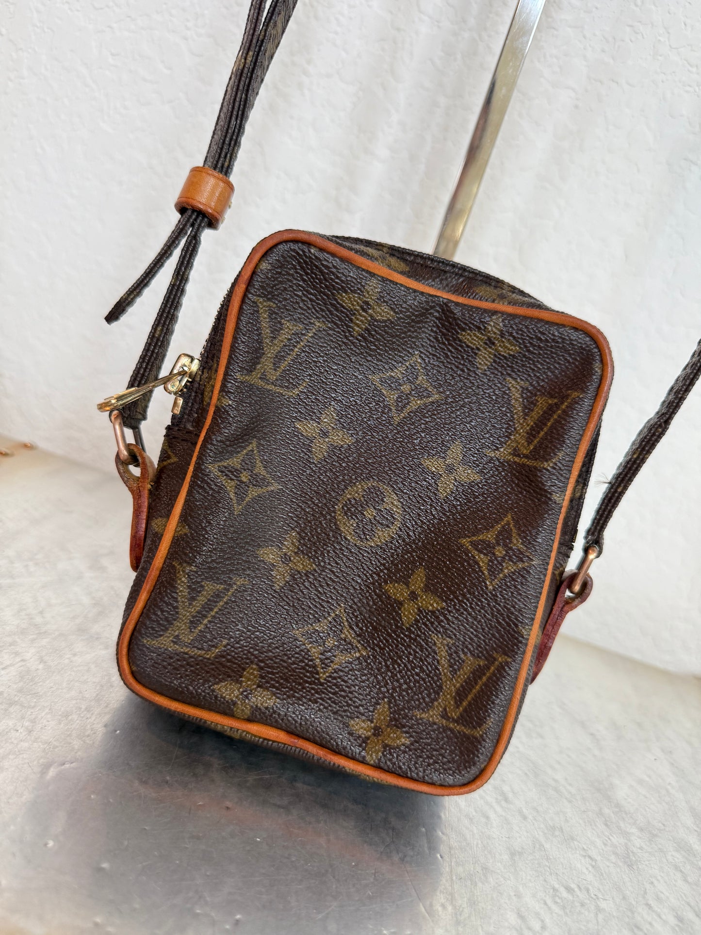 Pre-owned Louis Vuitton Mini Danube Monogram Crossbody Bag