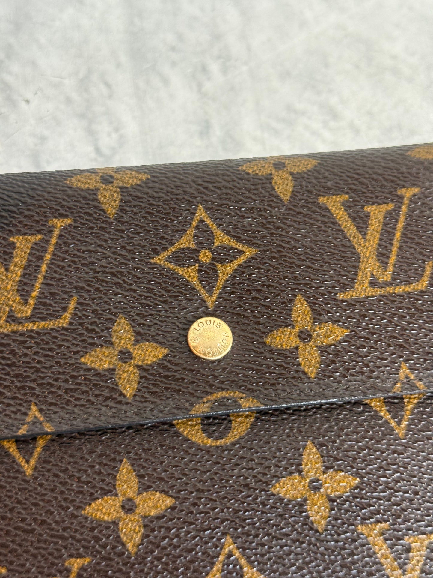 Pre-owned Authentic Louis Vuitton Portefeuille International Monogram Wallet