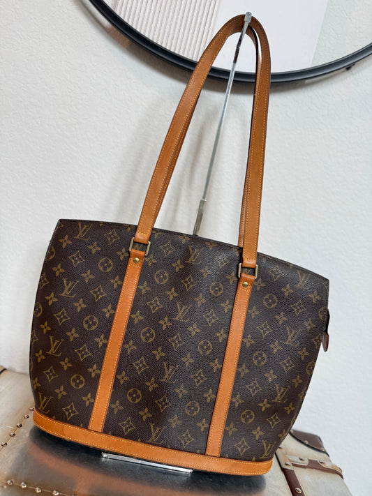 Pre-owned Authentic Louis Vuitton Babylone Monogram Tote Bag
