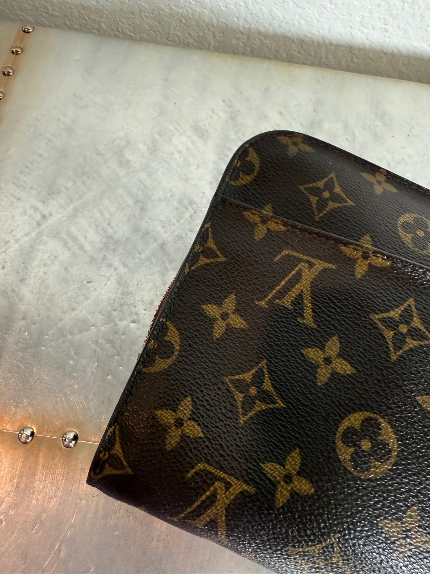 Pre-owned Authentic Louis Vuitton Monogram Orsay Clutch Handbag
