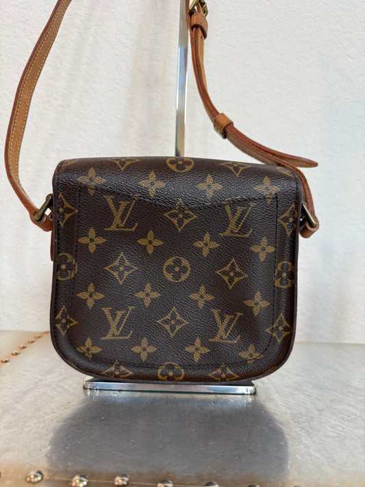 Pre-owned Authentic Louis Vuitton Saint Cloud PM Monogram Crossbody Bag