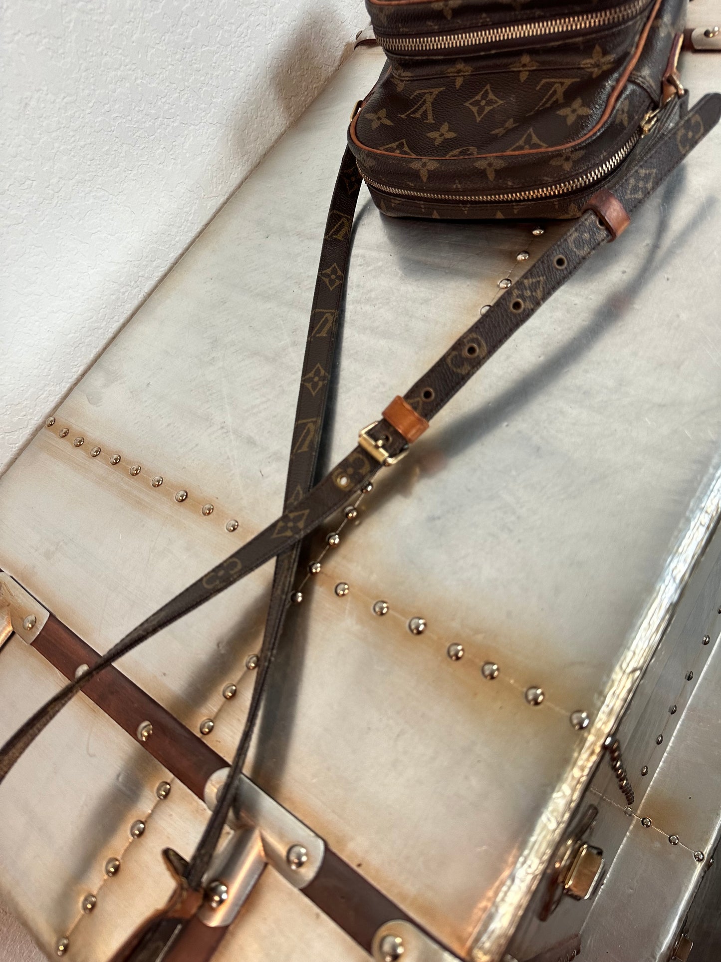 Pre-owned Authentic Louis Vuitton Amazon Monogram Crossbody Bag
