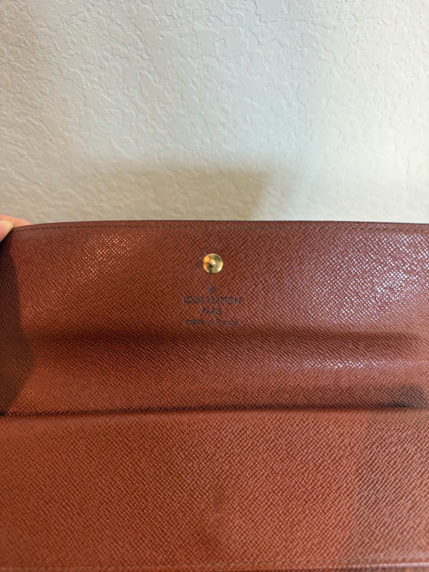 Pre-owned Authentic Louis Vuitton Portefeuille International Monogram Wallet