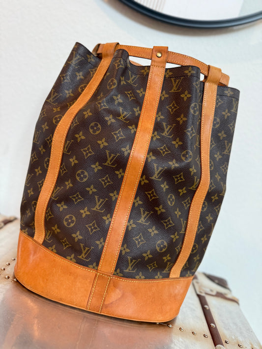 Pre-owned Authentic Louis Vuitton Randonnee GM Monogram Backpack