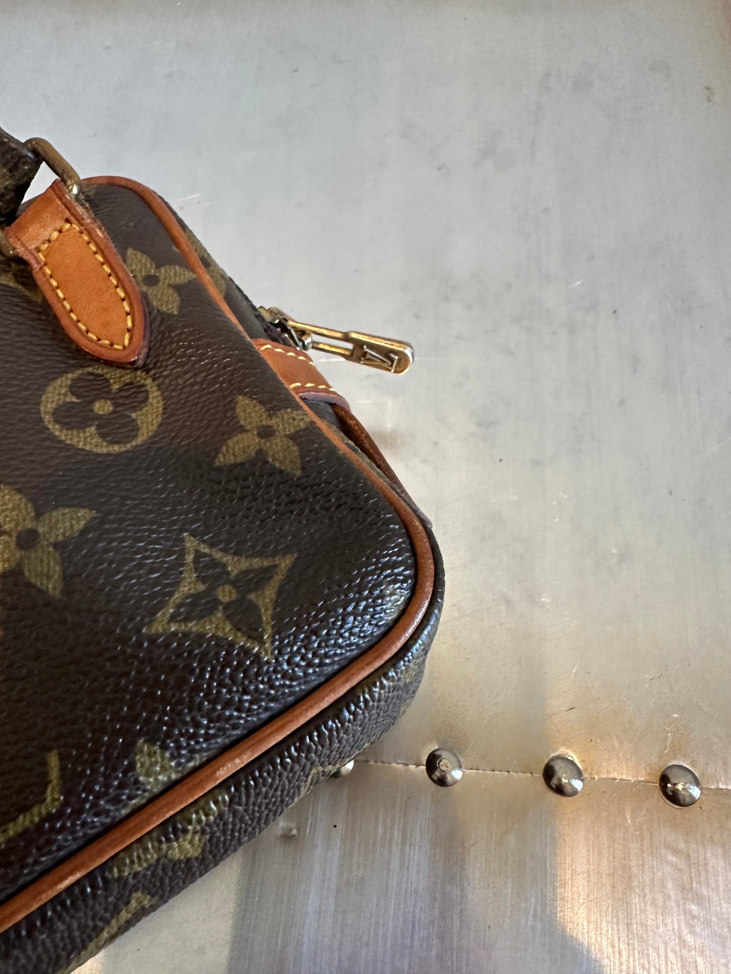 Pre-owned Authentic Louis Vuitton Marly Bandouliere Monogram Crossbody Bag