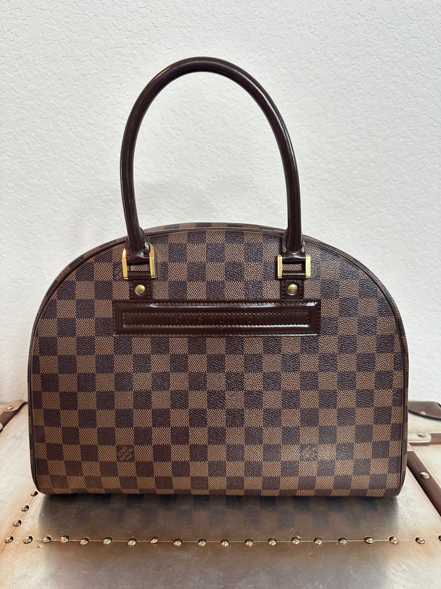 Pre-owned Authentic Louis Vuitton Nolita Damier Ebene Handbag