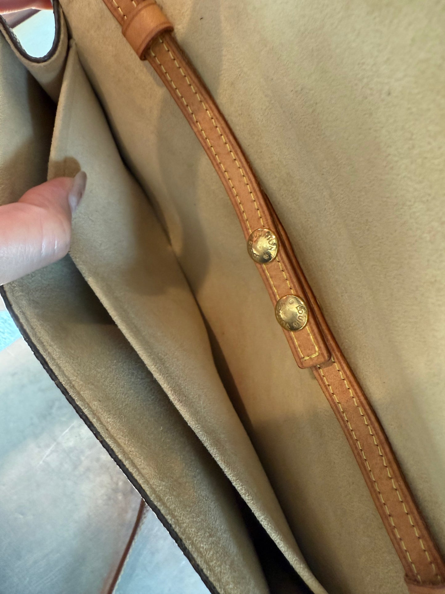Pre-owned Authentic Louis Vuitton Pochette Twin GM Monogram Shoulder Bag