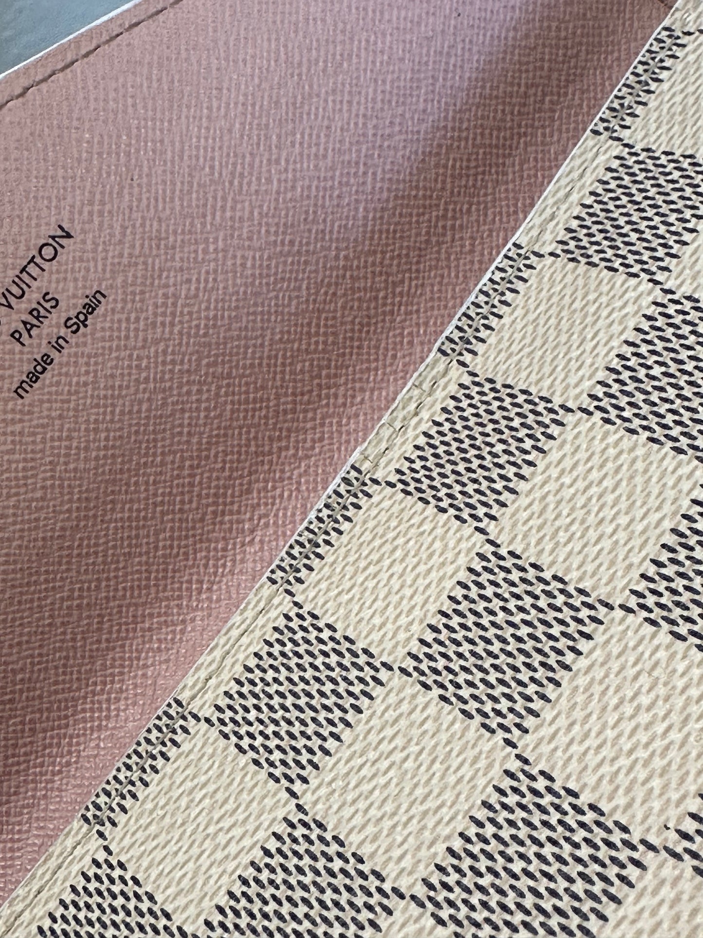 Pre-owned Louis Vuitton Summer Trunks Sarah Damier Azur Long Wallet