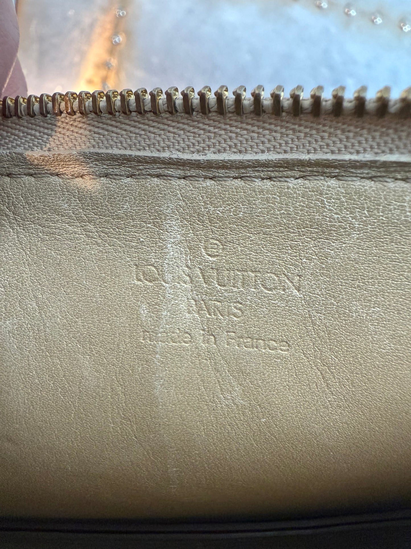 Pre-owned Authentic Louis Vuitton Vernis Lexington Pochette Handbag