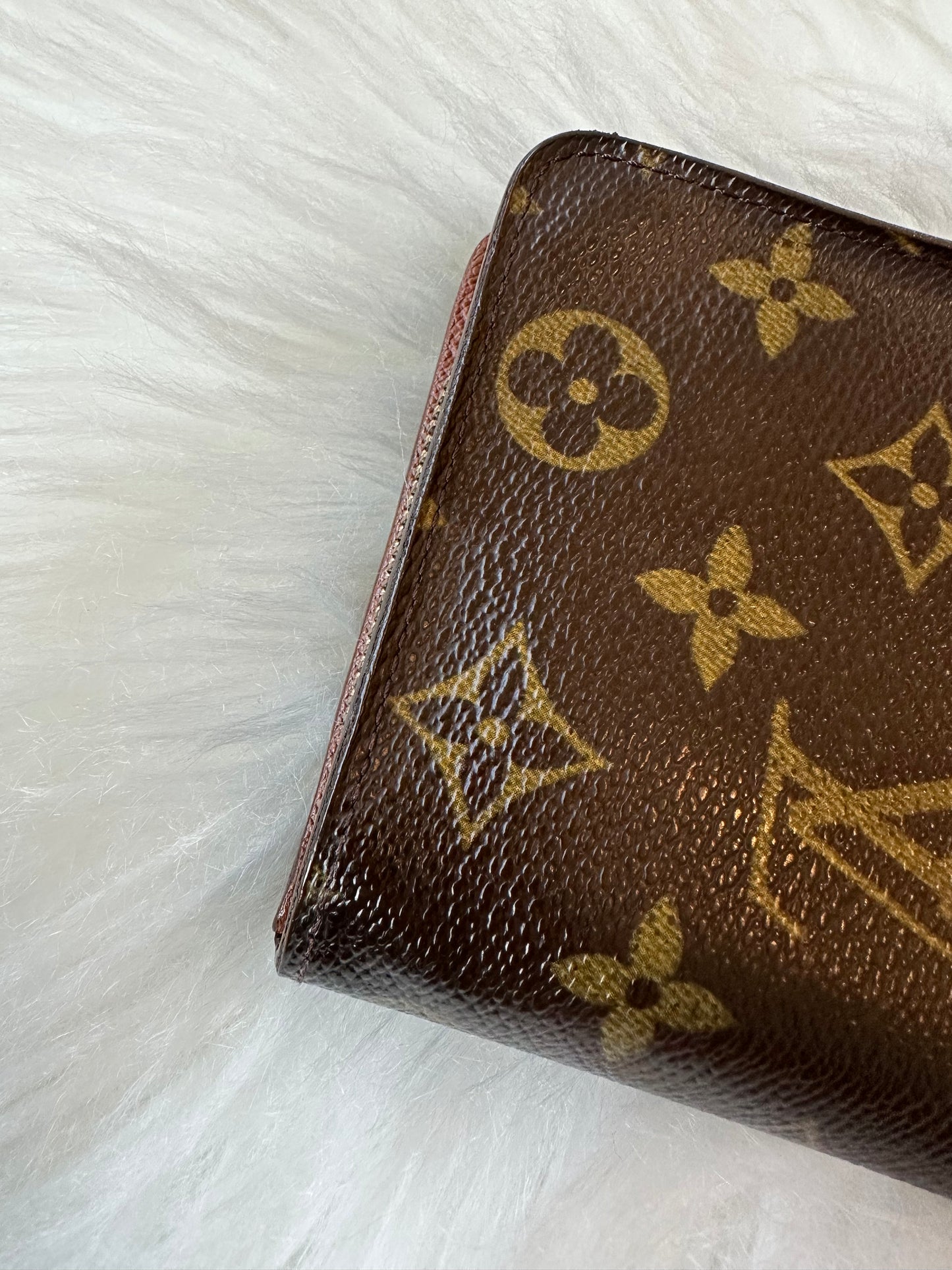 Pre-owned Authentic Louis Vuitton Monogram Compact Zip Wallet