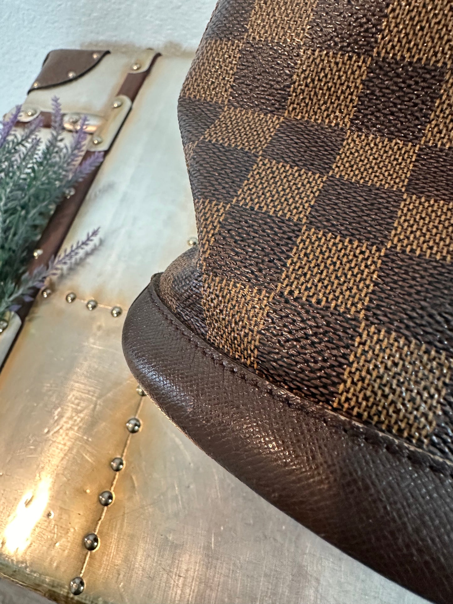 Pre-owned Authentic Louis Vuitton Bucket Damier Ebene Shoulder Bag