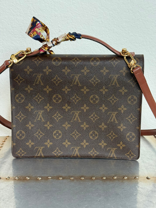 Pre-owned Authentic Louis Vuitton Monceau 28 Monogram Shoulder / Crossbody Bag