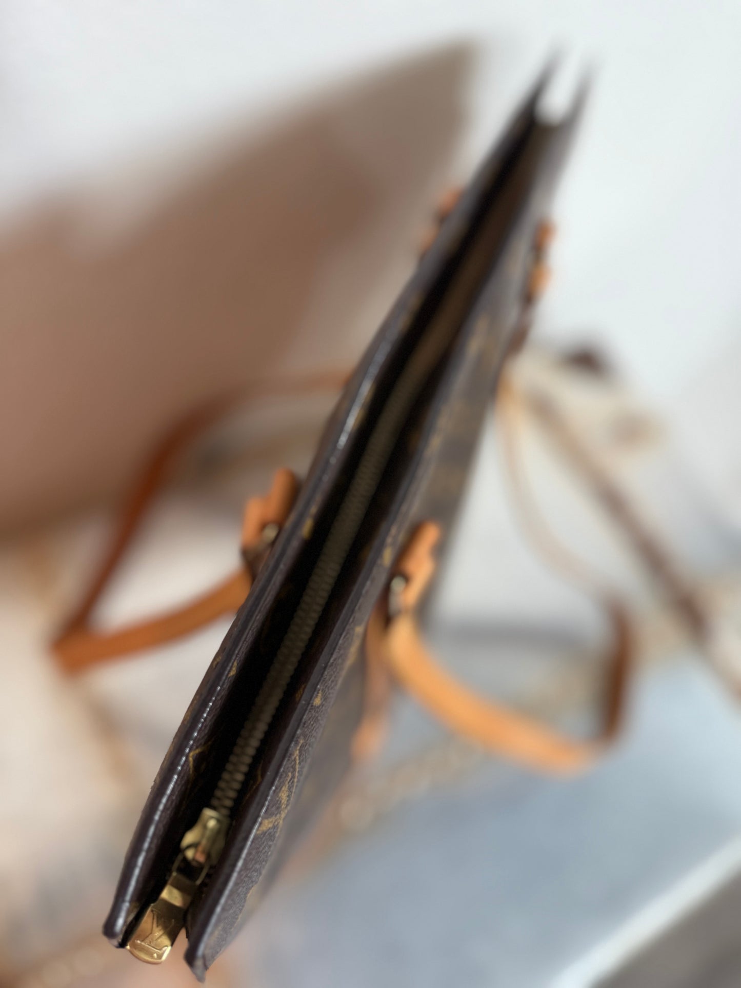 Pre-owned Authentic Louis Vuitton Babylone Monogram Tote Bag