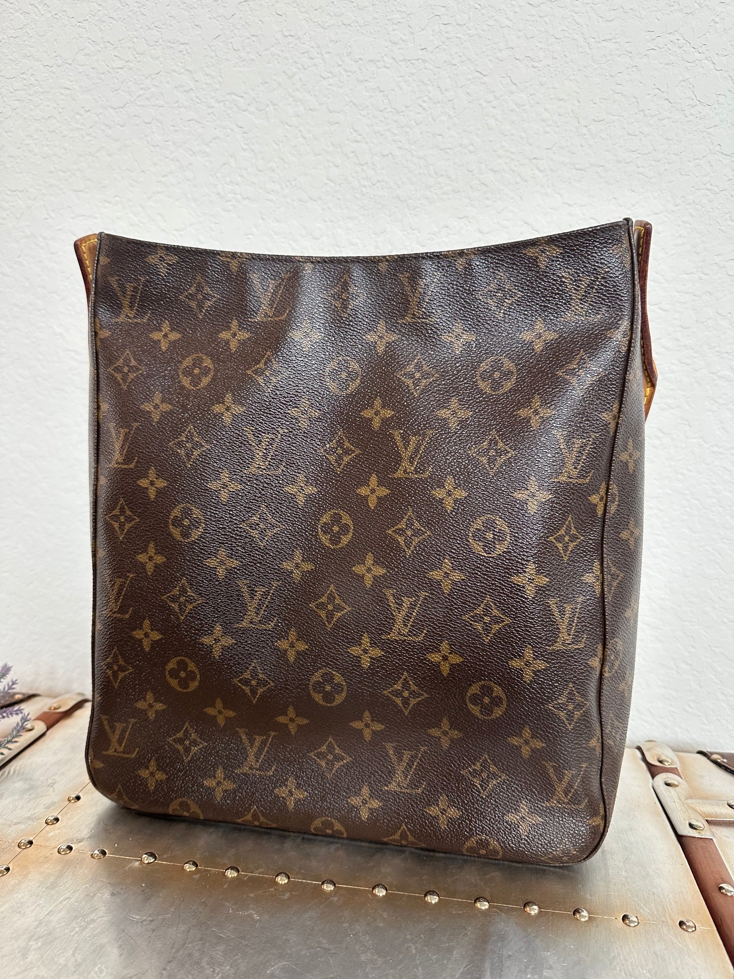 Pre-owned Authentic Louis Vuitton Looping GM Monogram Shoulder Bag