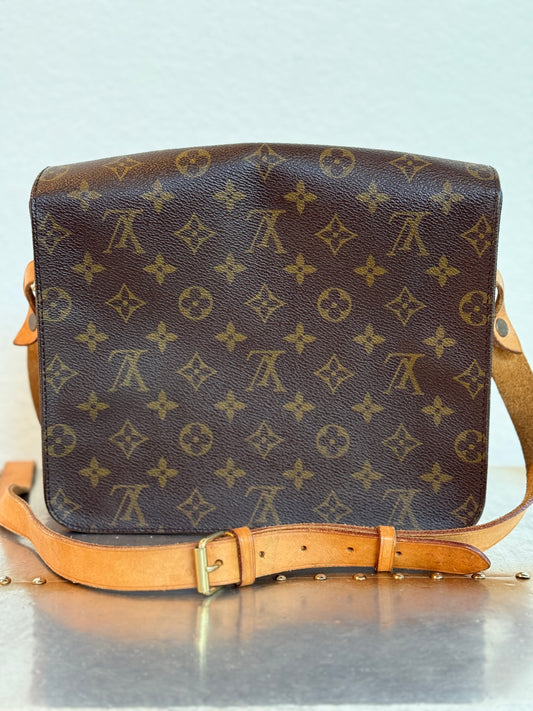 Pre-owned Louis Vuitton Cartouchiere GM Monogram Shoulder / Crossbody Bag