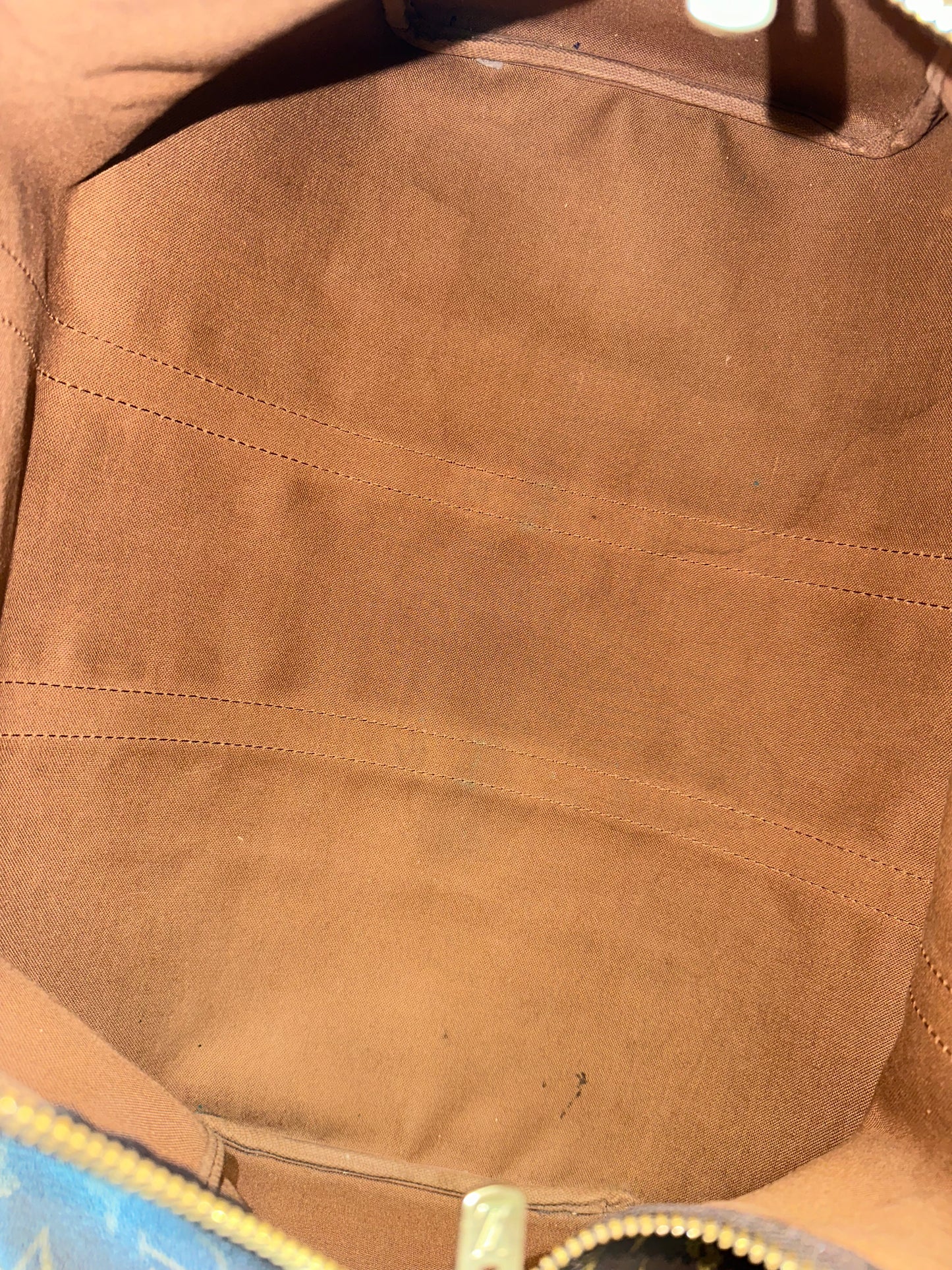 Pre-owned Authentic Louis Vuitton Keepall 45 Monogram Travel Handbag