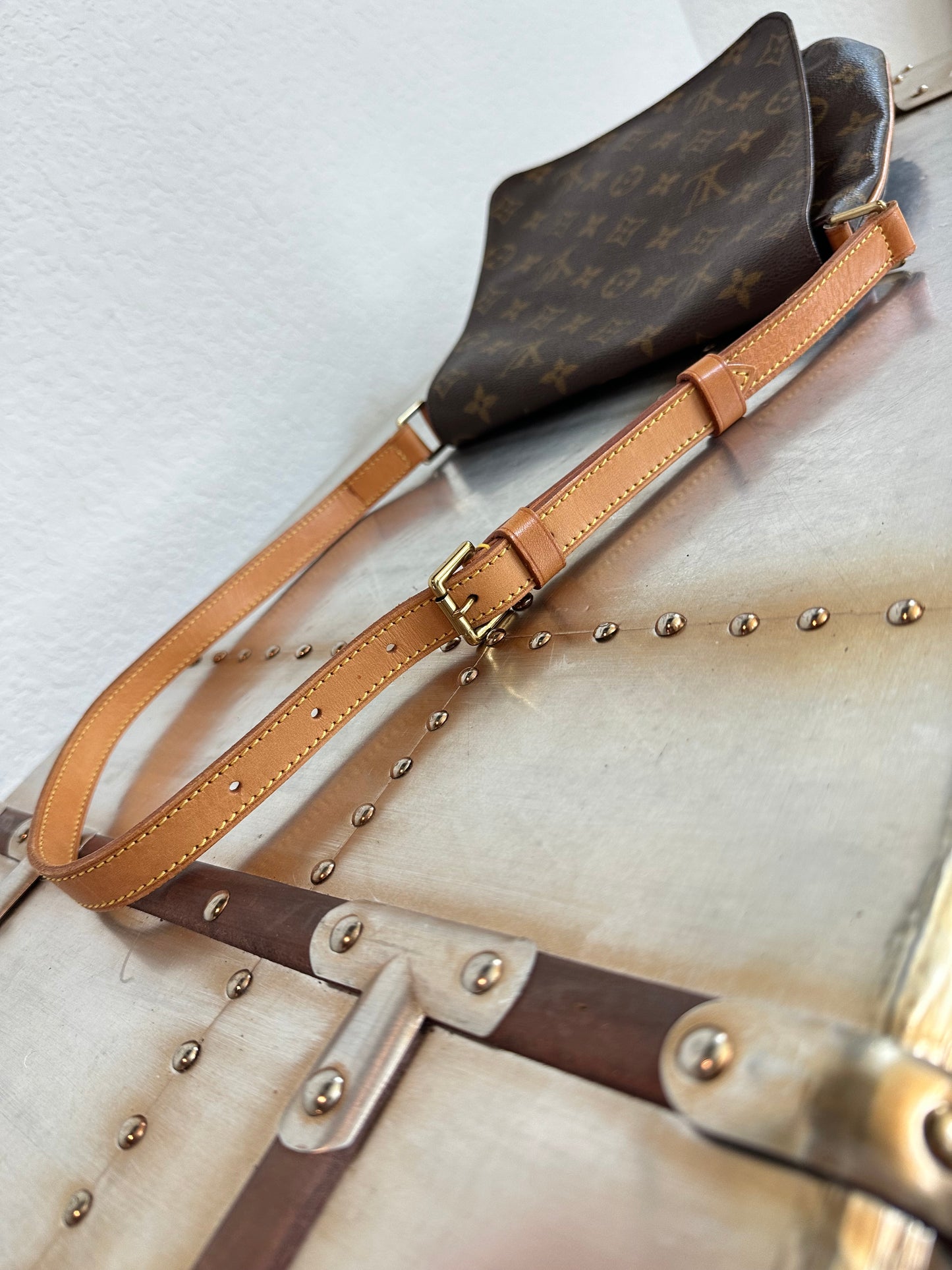 Pre-owned Authentic Louis Vuitton Musette Salsa Short Strap Monogram Shoulder Bag