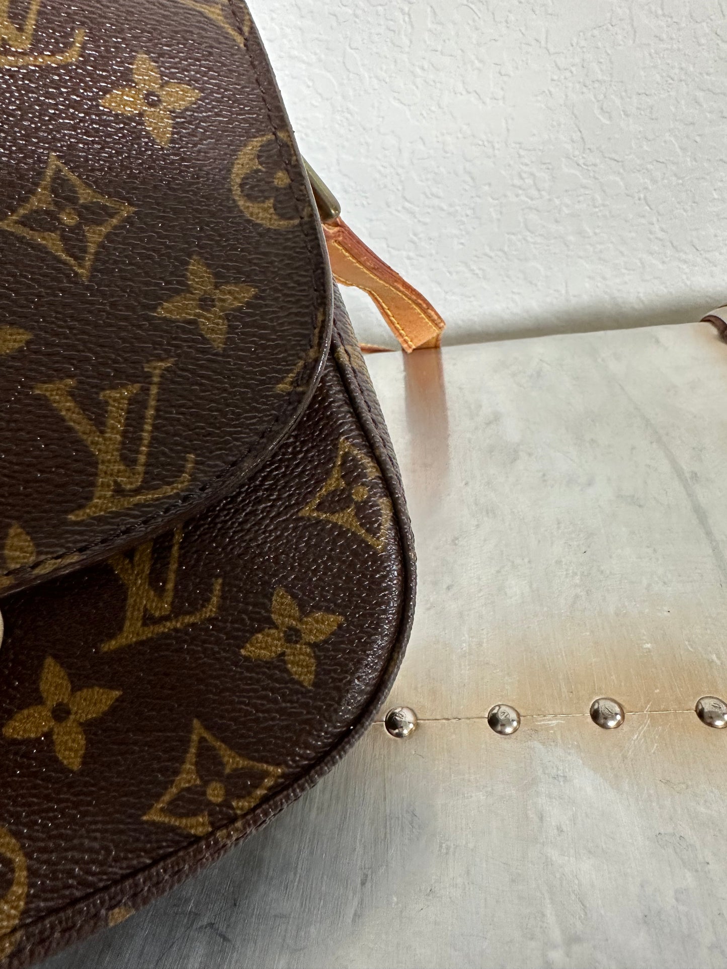Pre-owned Authentic Louis Vuitton Saint Cloud PM Monogram Shoulder / Crossbody Bag