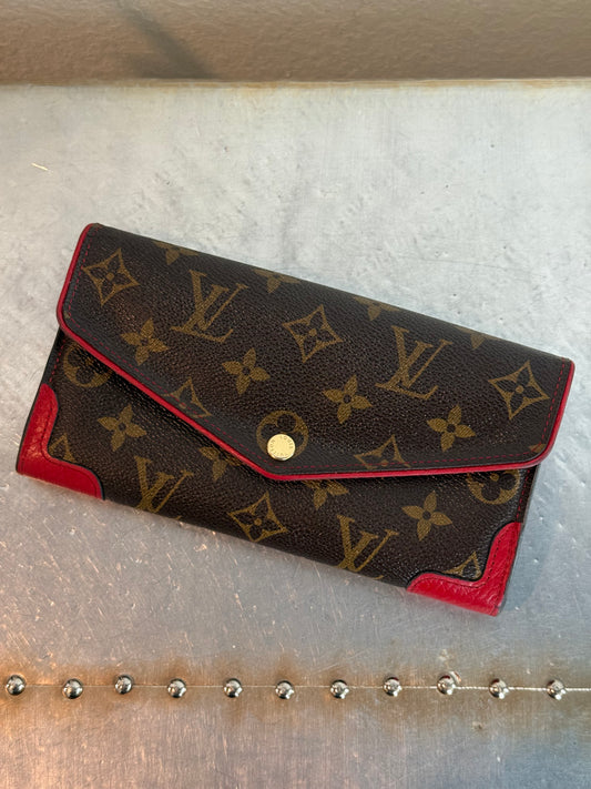 Pre-owned Authentic Louis Vuitton Monogram Sarah Retiro Long Wallet