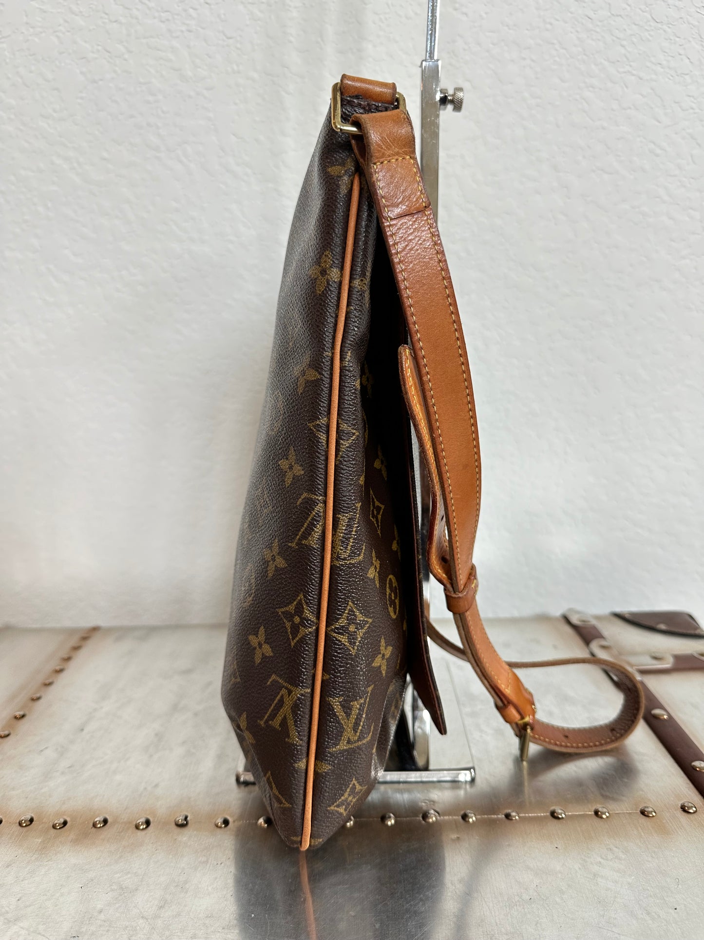 Pre-owned Authentic Louis Vuitton Musette Salsa GM Monogram Shoulder / Crossbody Bag