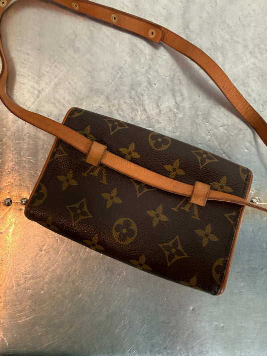 Pre-owned Authentic Louis Vuitton Monogram Florentine Waist Bag