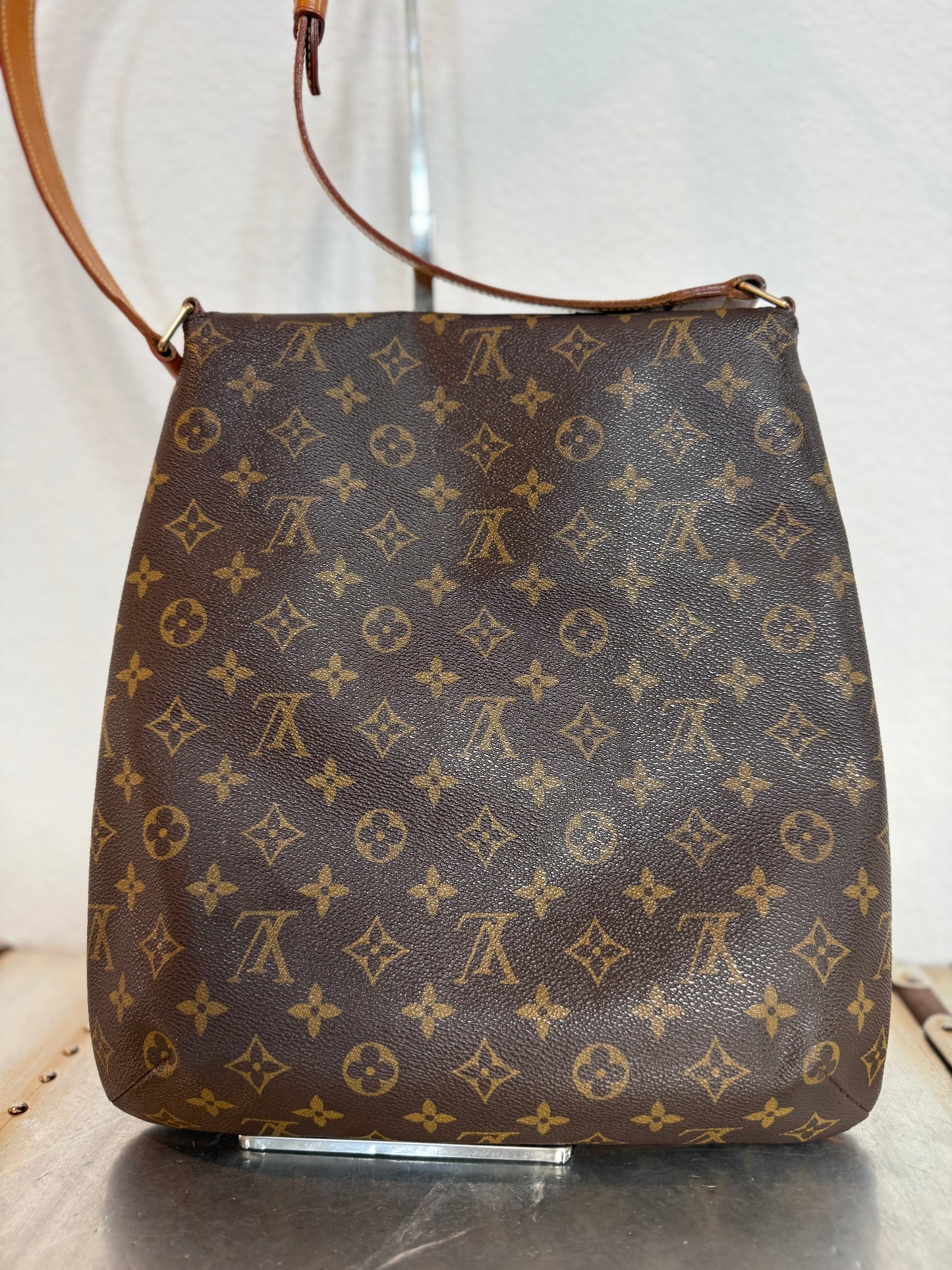 Pre-owned Authentic Louis Vuitton Musette Salsa GM Monogram Shoulder / Crossbody Bag
