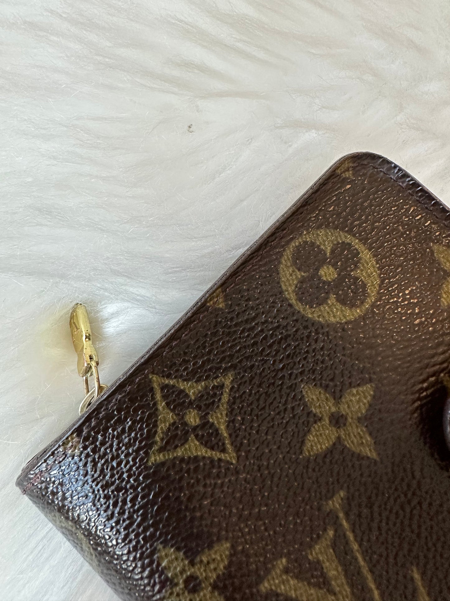 Pre-owned Authentic Louis Vuitton Monogram Compact Zip Wallet