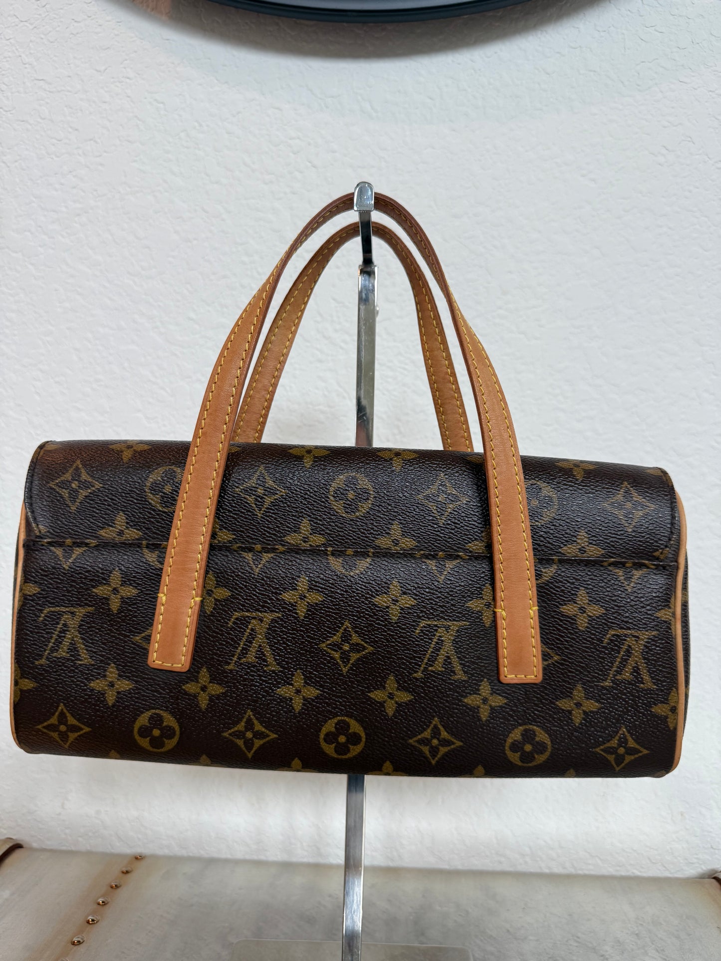 Pre-owned Authentic Louis Vuitton Sonatine Monogram Handbag