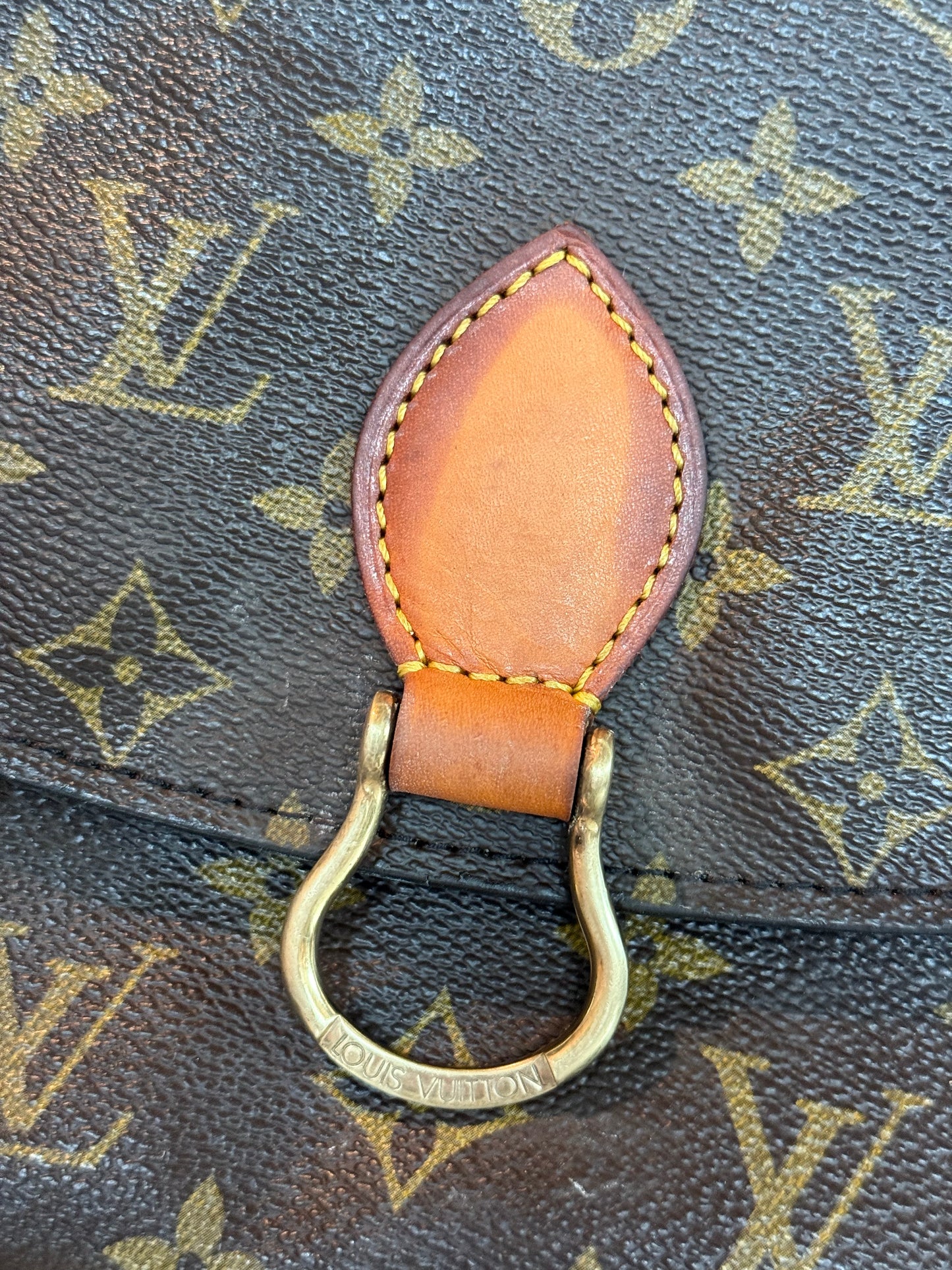Pre-owned Authentic Louis Vuitton Saint Cloud MM Monogram Shoulder / Crossbody Bag