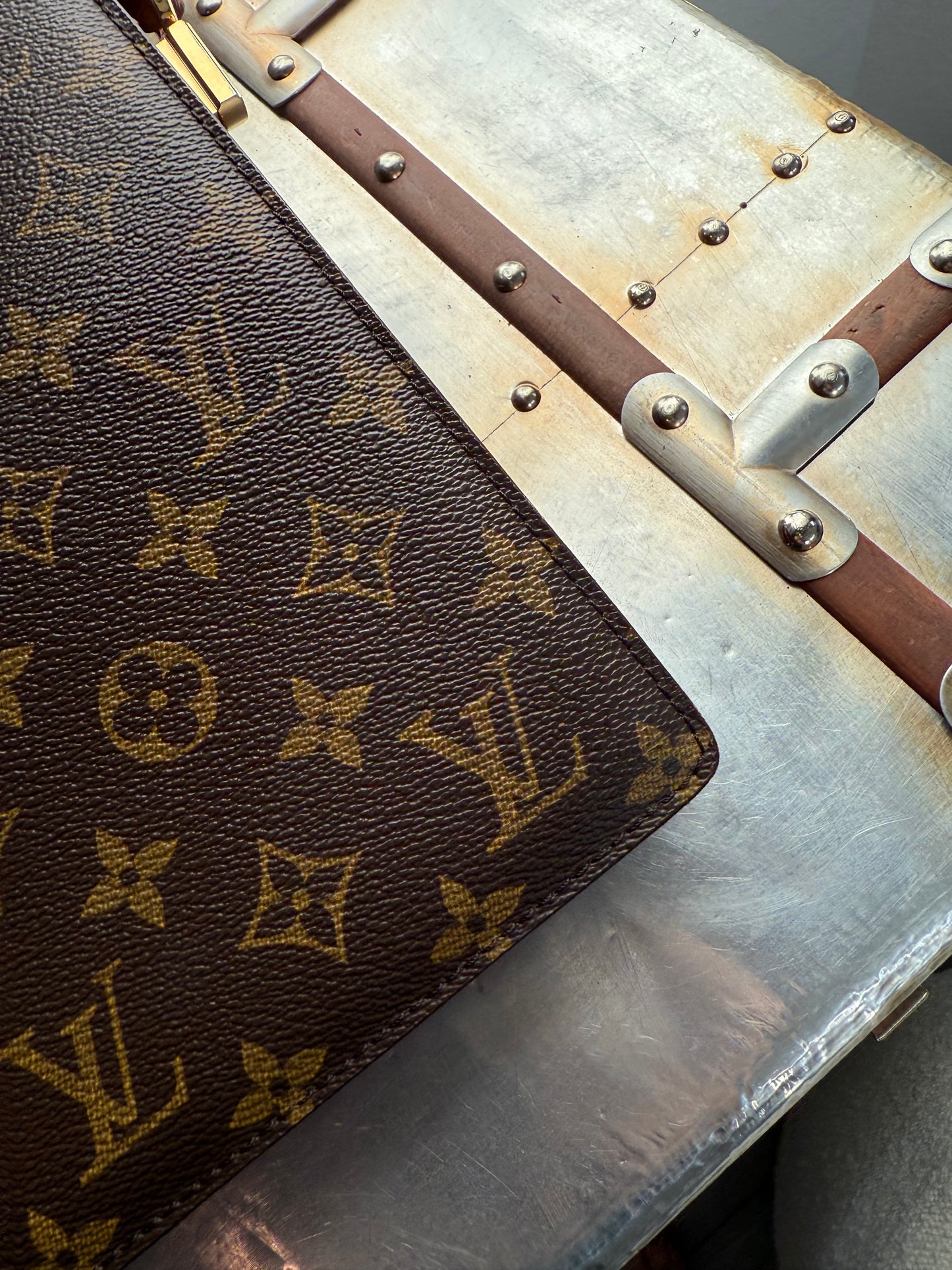 Pre-owned Authentic Louis Vuitton Courcelles Monogram Shoulder Bag