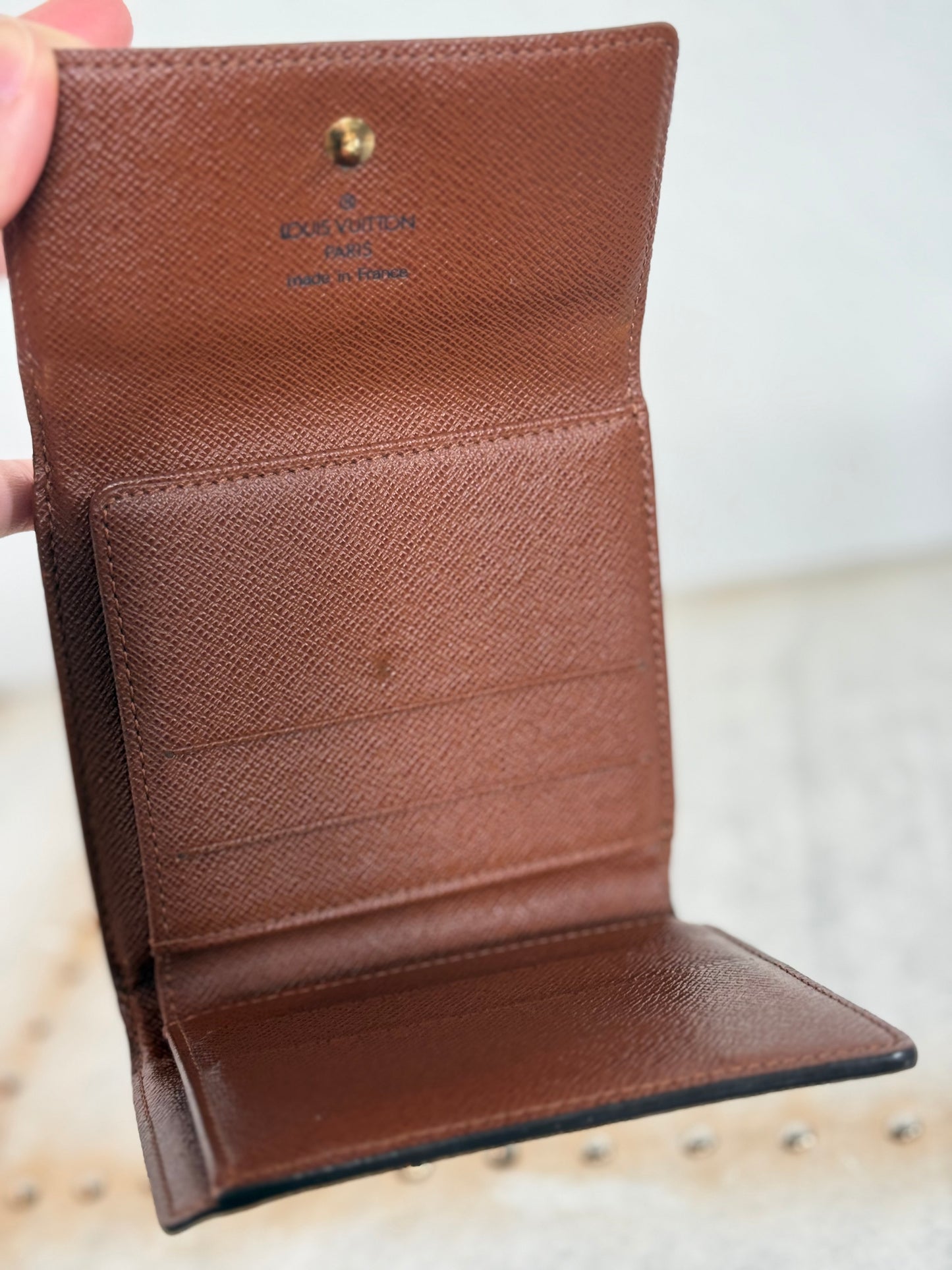 Pre-owned Authentic Louis Vuitton Monogram Portefeuille Elise Wallet