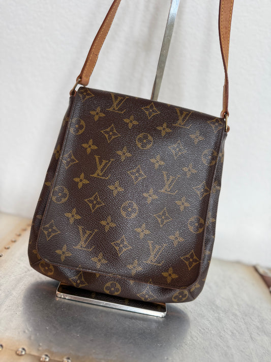 Pre-owned Authentic Louis Vuitton Musette Salsa Short Strap Monogram Shoulder Bag