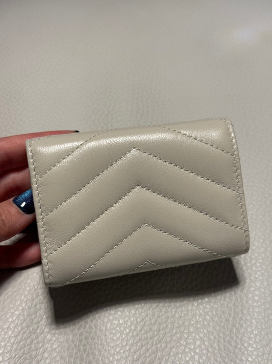 Yves Saint Laurent Cassandra Leather French Wallet