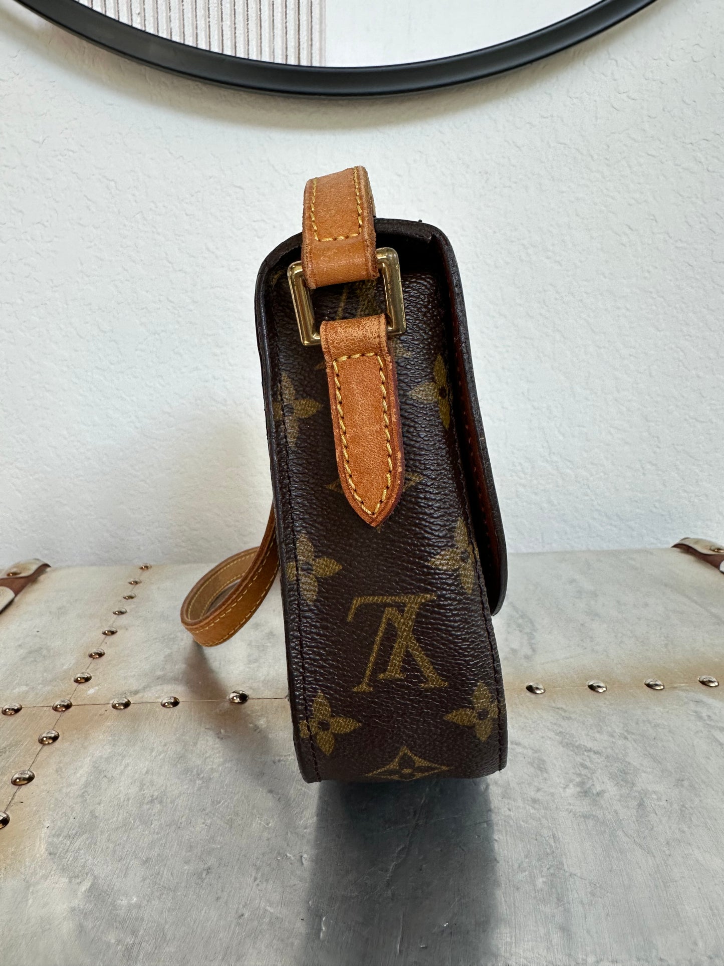 Pre-owned Authentic Louis Vuitton Saint Cloud PM Monogram Shoulder / Crossbody Bag