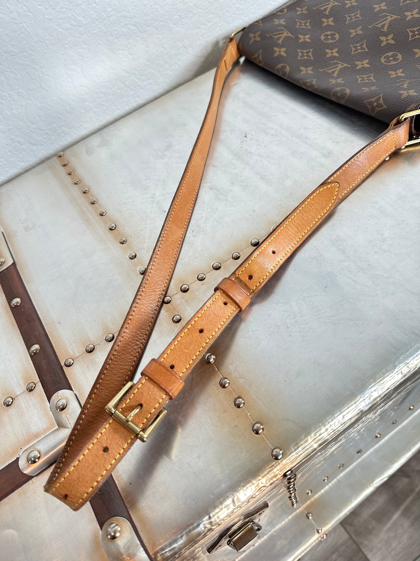 Pre-owned Authentic Louis Vuitton Musette Salsa GM Monogram Shoulder / Crossbody Bag