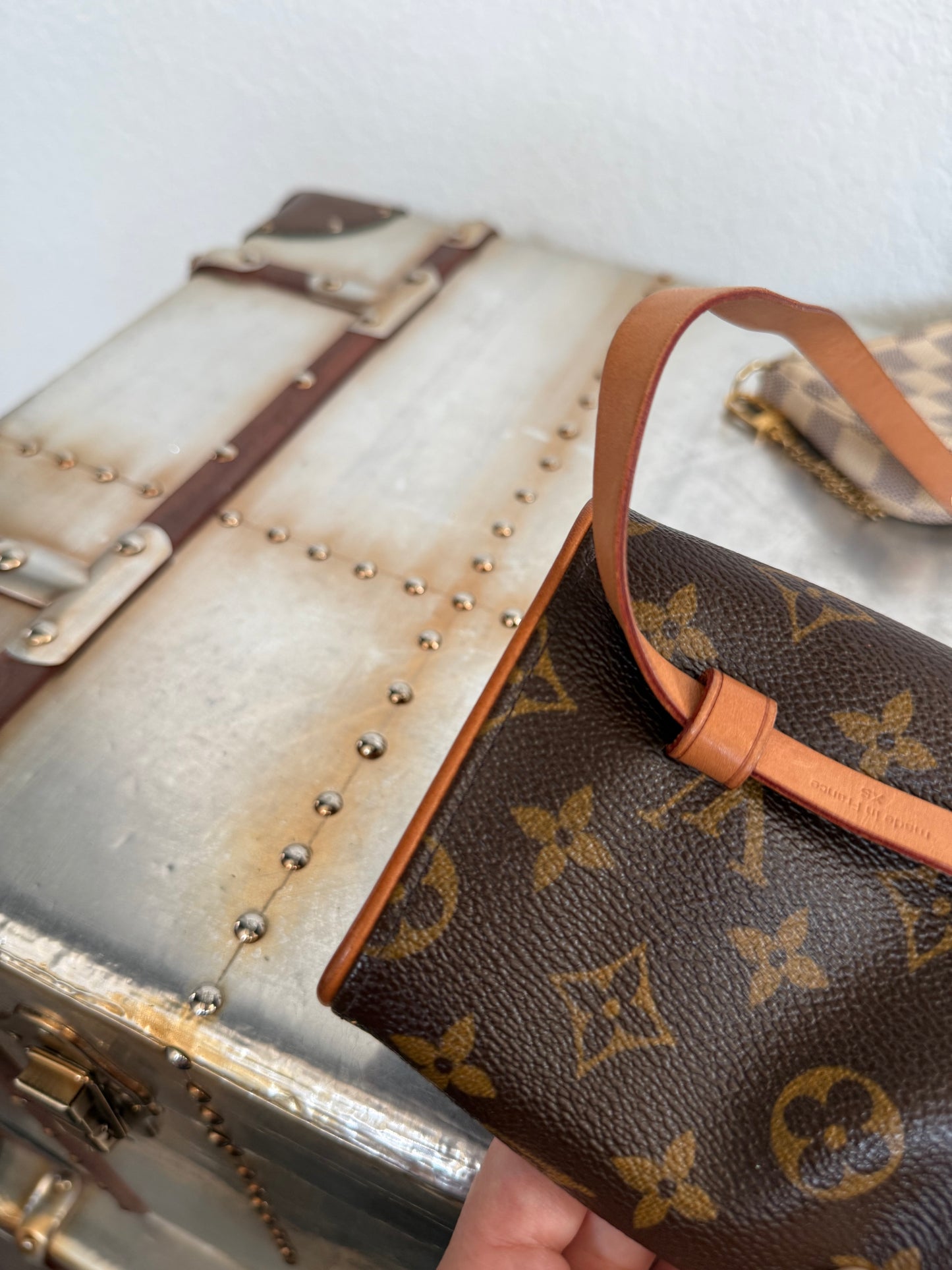 Pre-owned Authentic Louis Vuitton Monogram Florentine Waist Bag
