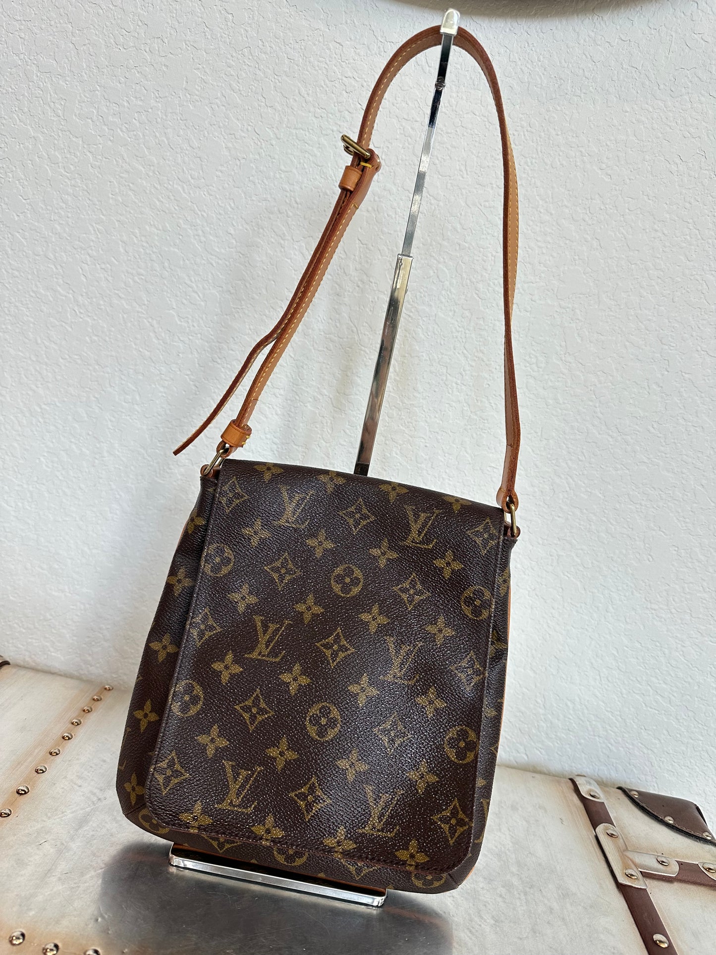 Pre-owned Authentic Louis Vuitton Musette Salsa Short Strap Monogram Shoulder Bag