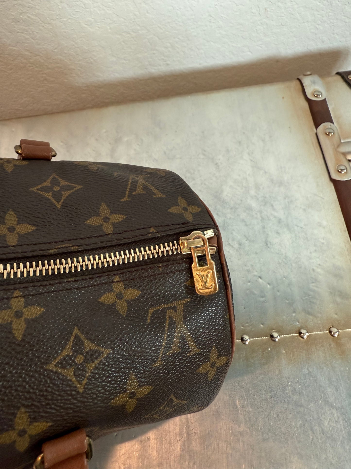 Pre-owned Vintage Authentic Louis Vuitton Papillon 30 Monogram Handbag