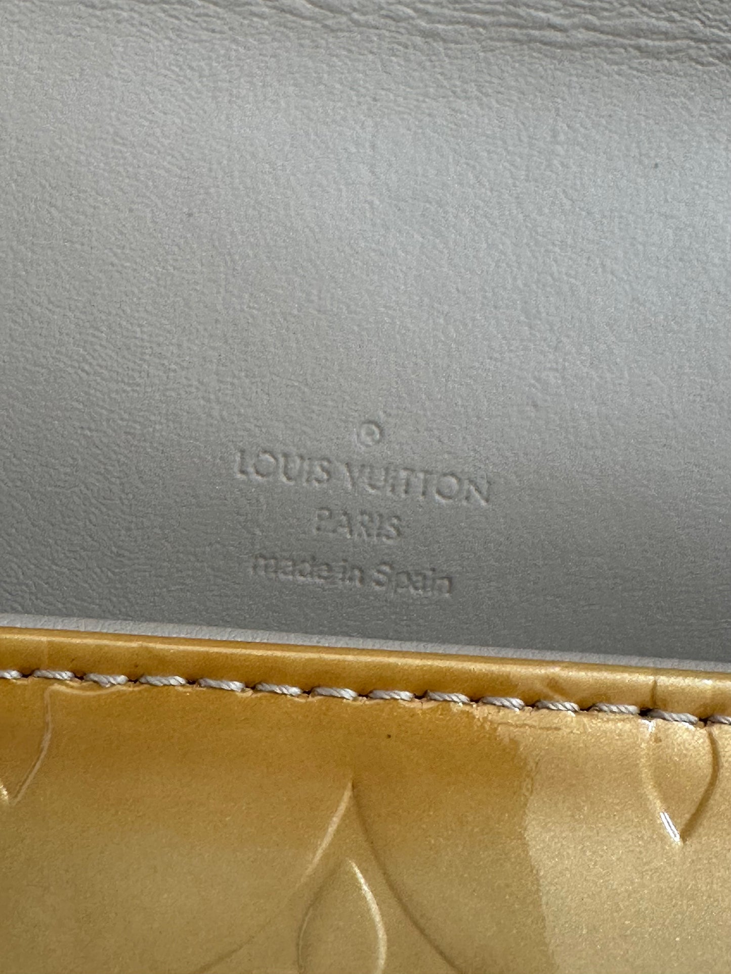 Pre-owned Authentic Louis Vuitton Vernis Thompson Street Shoulder Bag