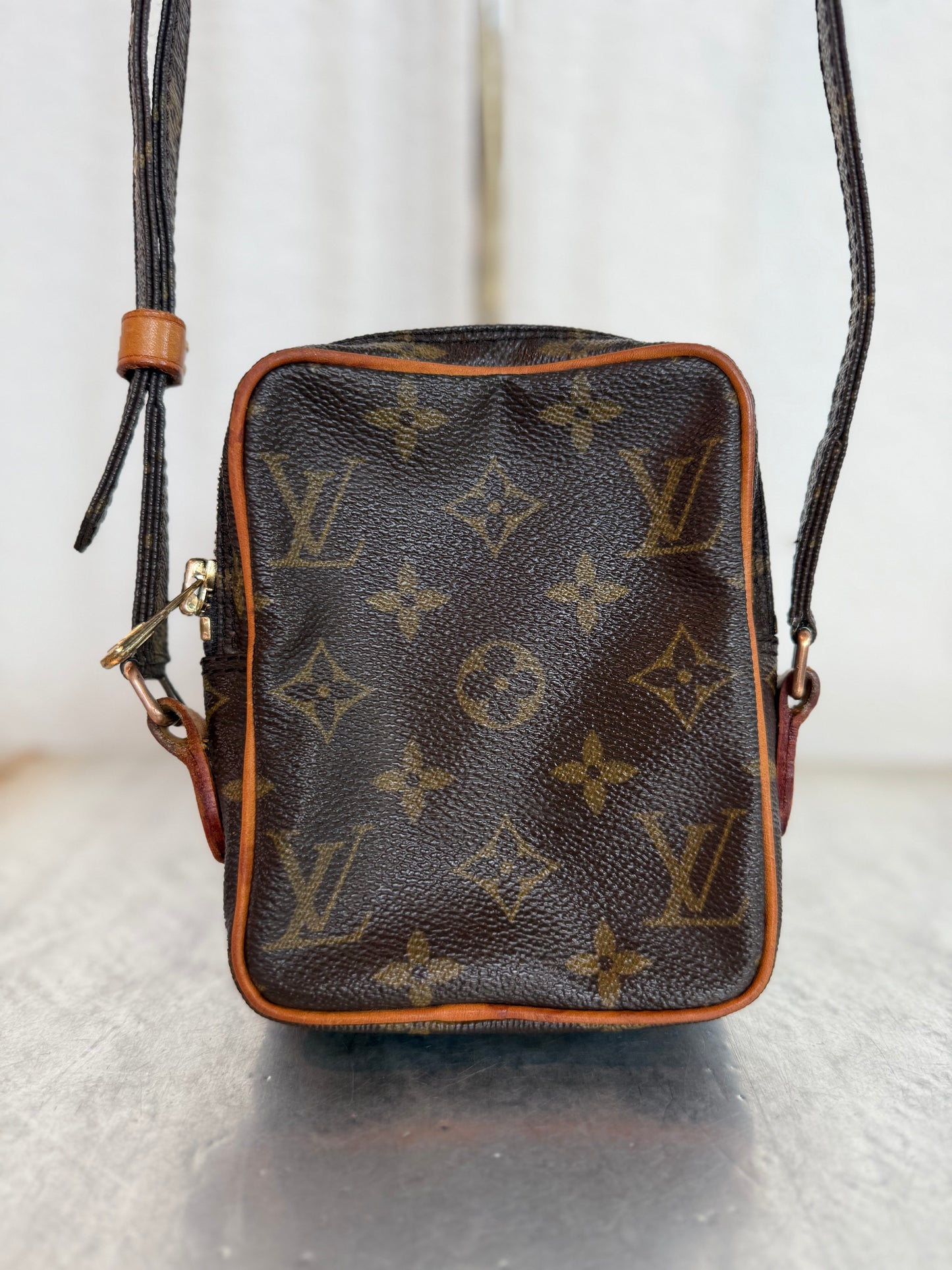 Pre-owned Louis Vuitton Mini Danube Monogram Crossbody Bag