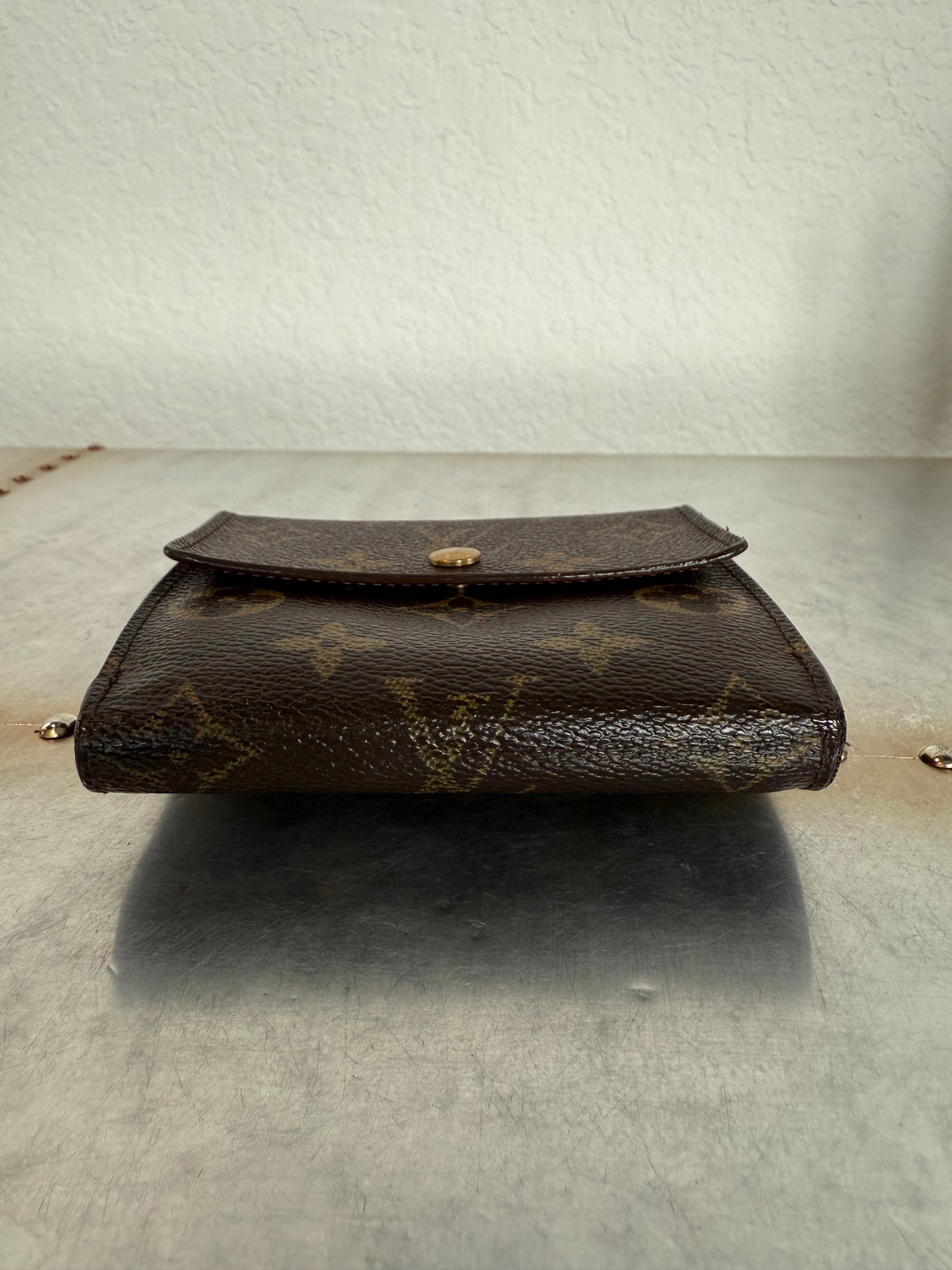 Pre-owned Authentic Louis Vuitton Monogram Portefeuille Elise Wallet
