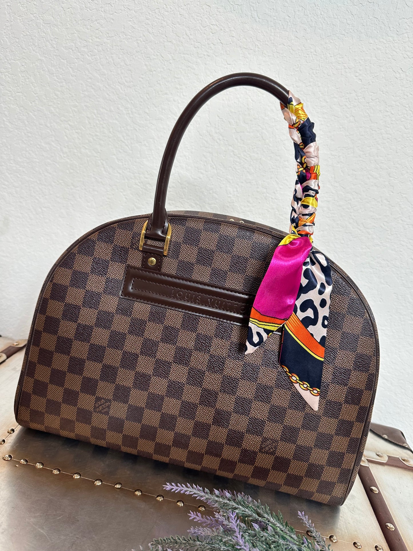 Pre-owned Authentic Louis Vuitton Nolita Damier Ebene Handbag