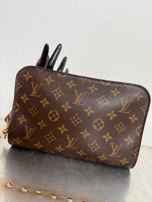 Pre-owned Authentic Louis Vuitton Monogram Orsay Clutch Handbag