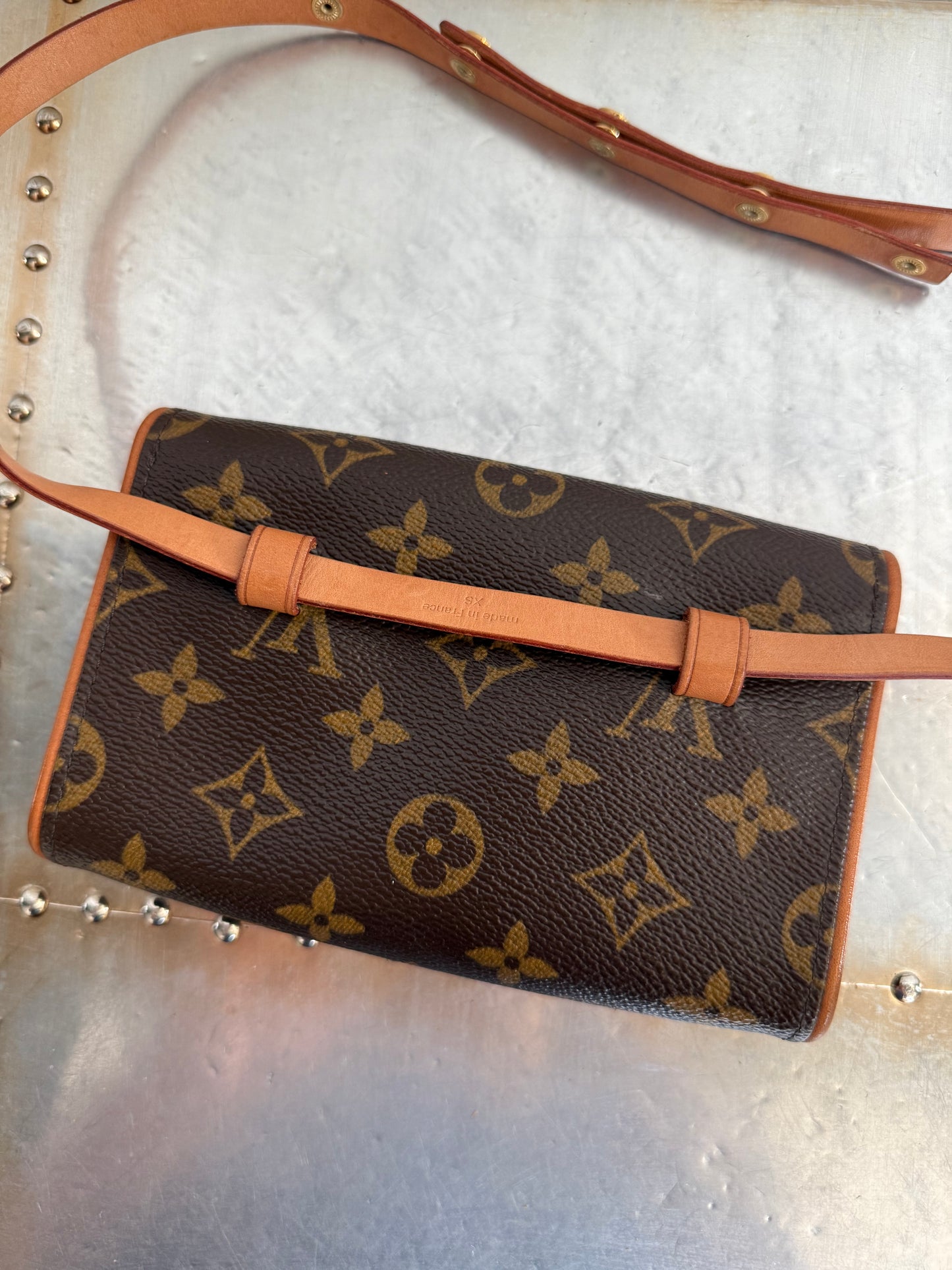Pre-owned Authentic Louis Vuitton Monogram Florentine Waist Bag