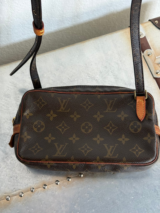 Pre-owned Authentic Louis Vuitton Marly Bandouliere Monogram Crossbody Bag
