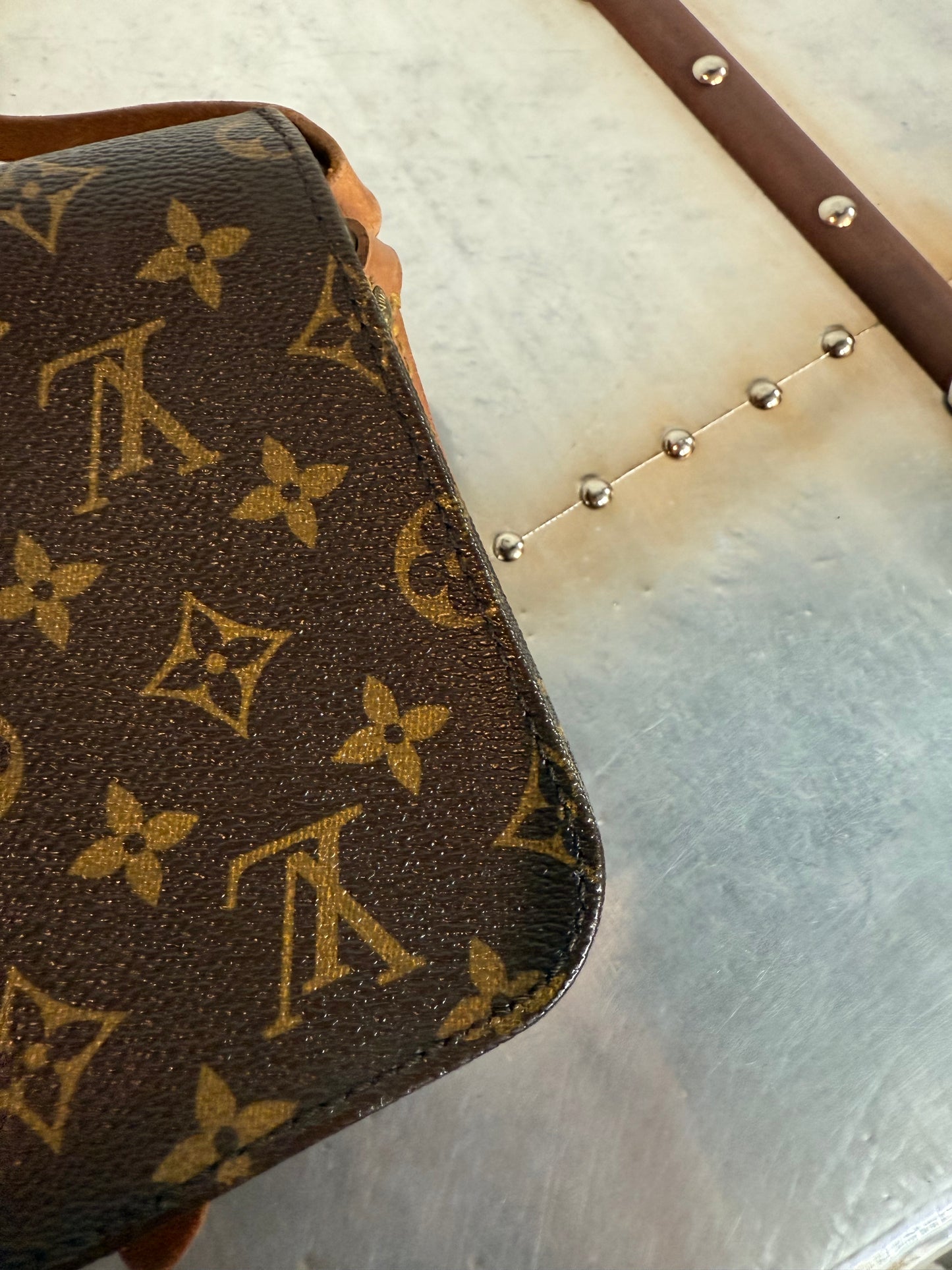 Pre-owned Louis Vuitton Cartouchiere PM Monogram Shoulder / Crossbody Bag